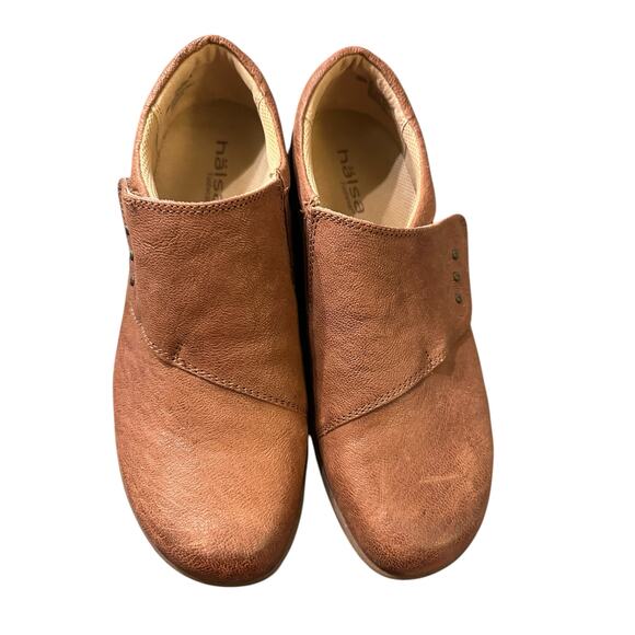 Halsa Footwear leather orthopedic shoes size 11W - Picture 4 of 14